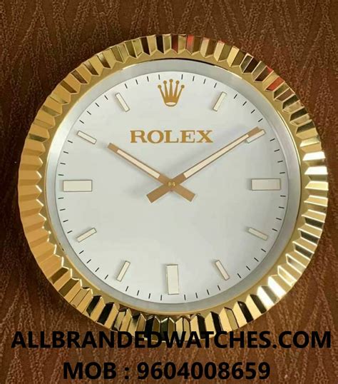 rolex watch clock|rolex wall clock original.